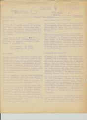 Front page of the inaugural issue of the Pres-stein Gazette