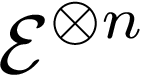 \mathcal{E}^{\otimes n}